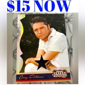Corey Feldman 2008 Donruss Goonies Movie Worn Material Card Serial #’d /500